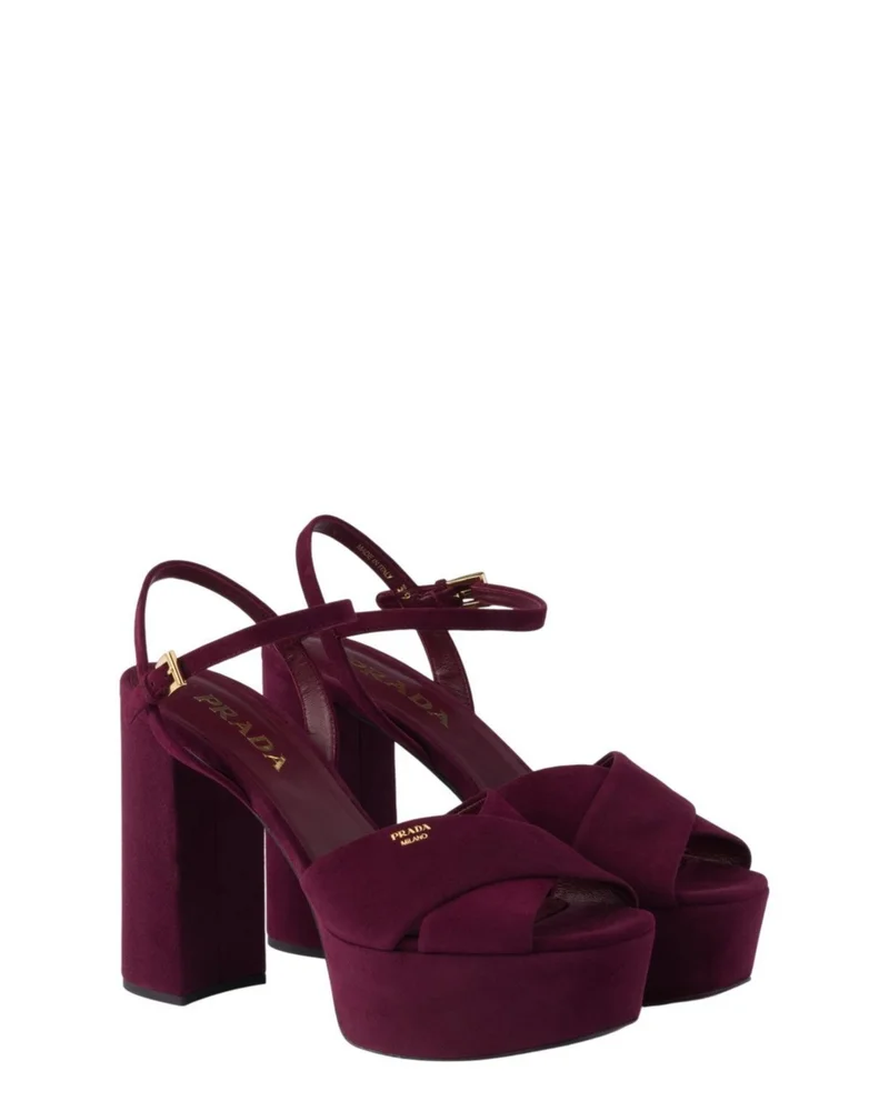 Women's Suede Platform Sandals