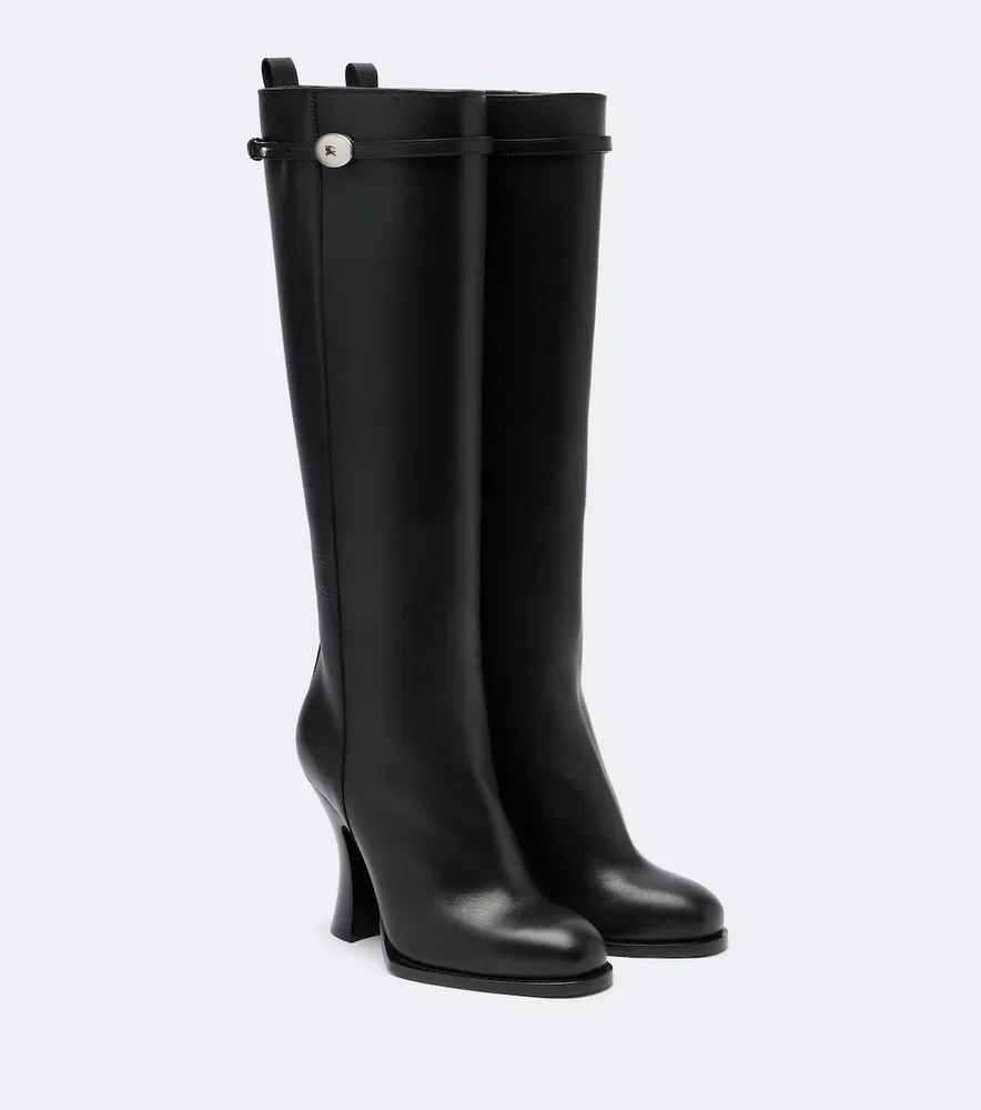 EKD leather knee-high boots