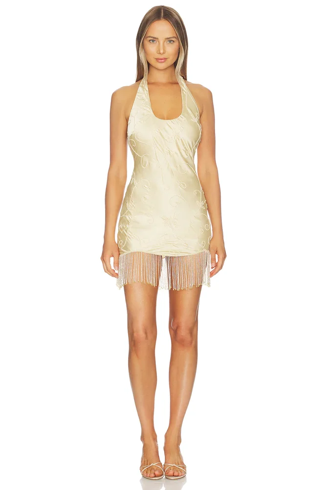 Kovi Beaded Mini Dress