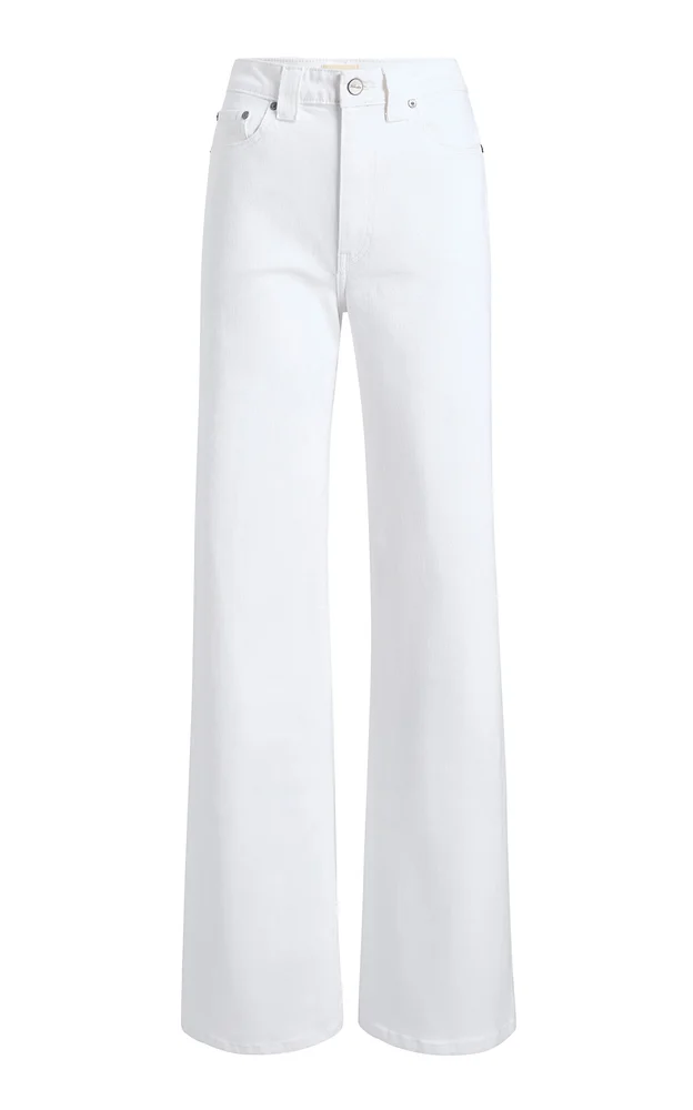Dane Stretch High-Rise Wide-Leg Jeans