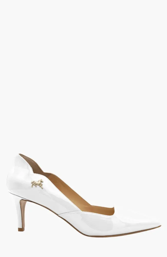 Dreamy Patent Leather Low Heel Pump
