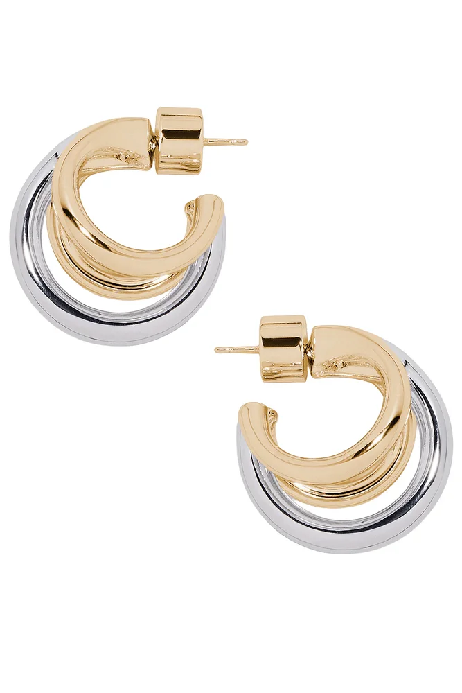 Triple Lilly Huggie Earrings