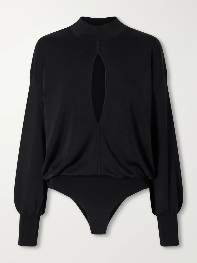Fontana stretch-jersey bodysuit