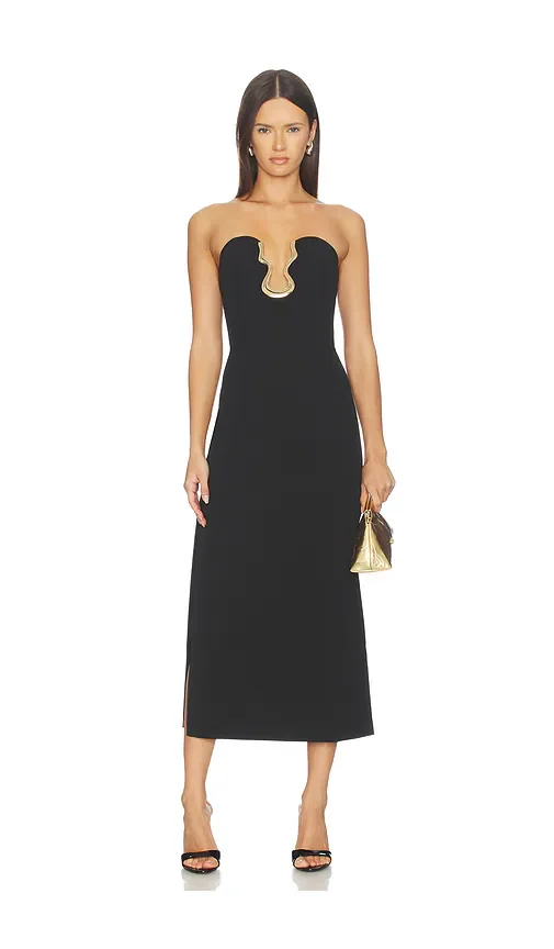 Paltrow Strapless Midi Dress