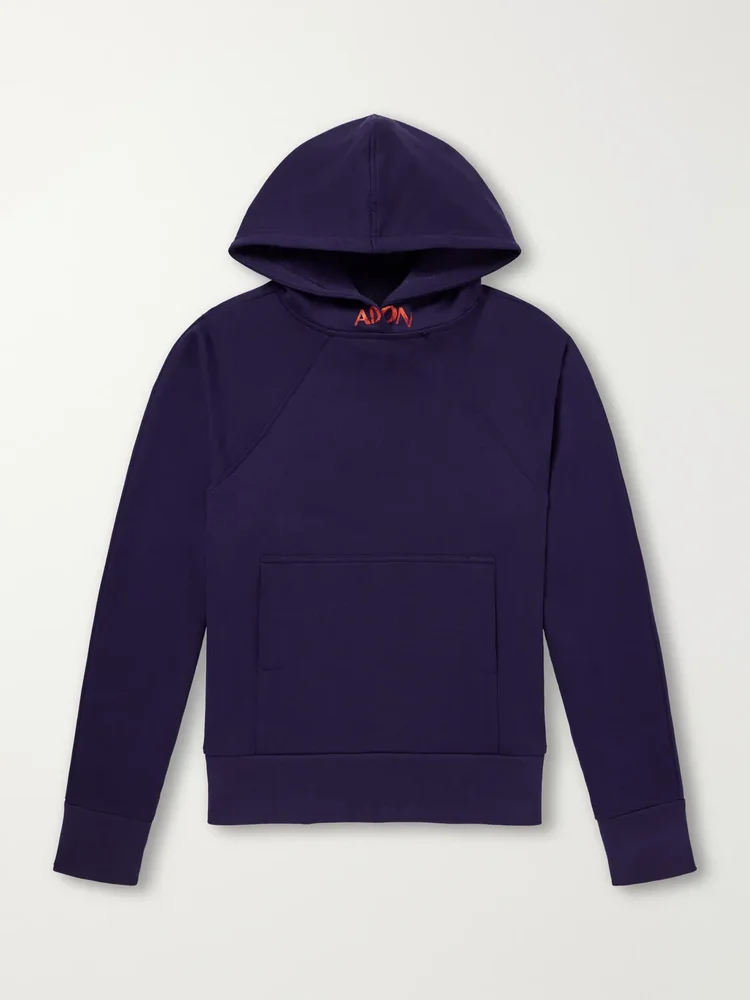 Logo-Print Cotton-Jersey Hoodie