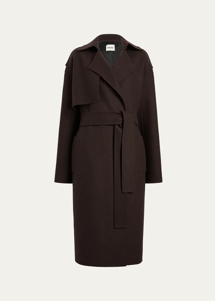 Manston Belted Wool Coat