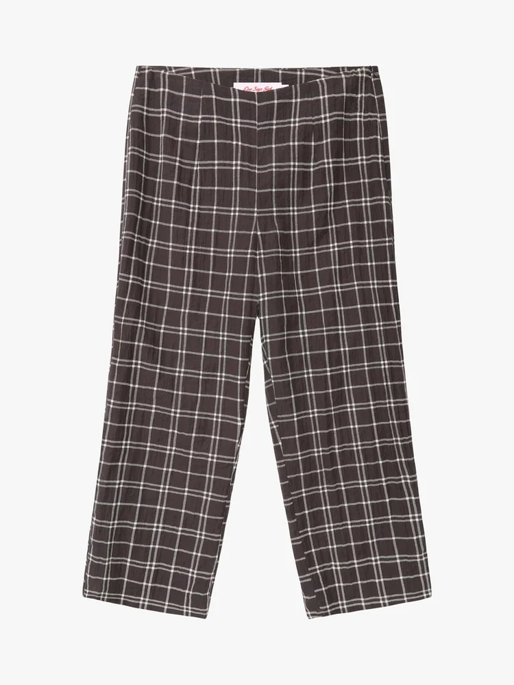 Kristin Pant - Espresso Plaid