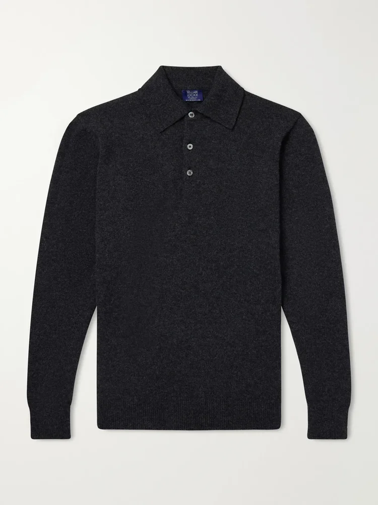 Wool Polo Sweater