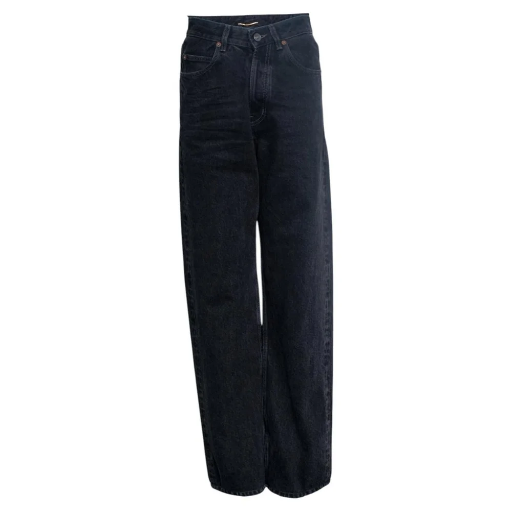 Pre-Owned V-Waist Long Baggy Jeans