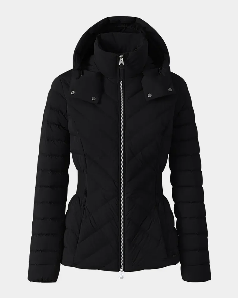 Idalee Light Down Jacket with Detachable Hood