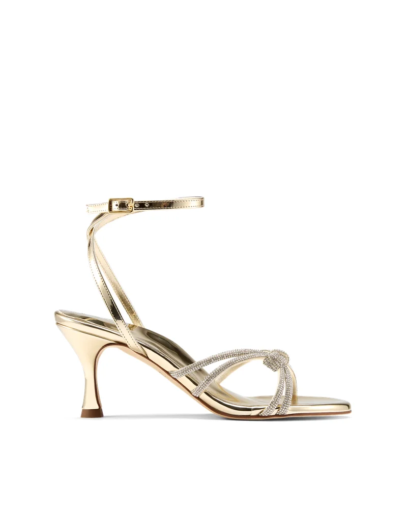 Dani: Platinum Metallic with Crystals