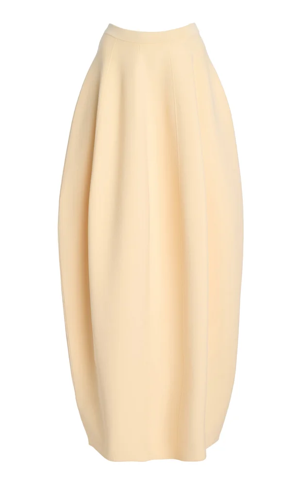 Suzu Compact-Knit Maxi Skirt