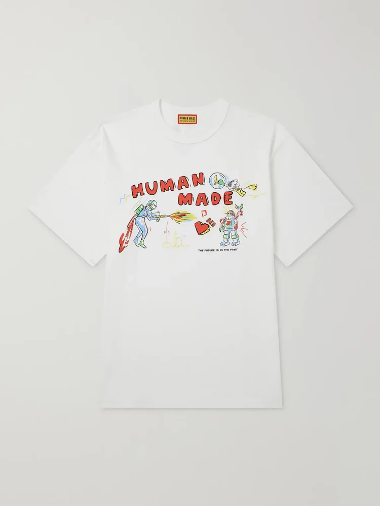 Printed Cotton-Jersey T-Shirt