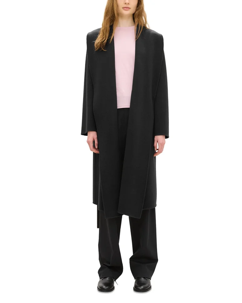 Lux Wool & Cashmere Shawl Collar Coat