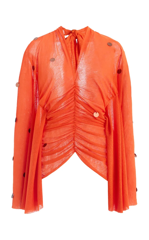 Exclusive La Isla Embellished Jersey Top