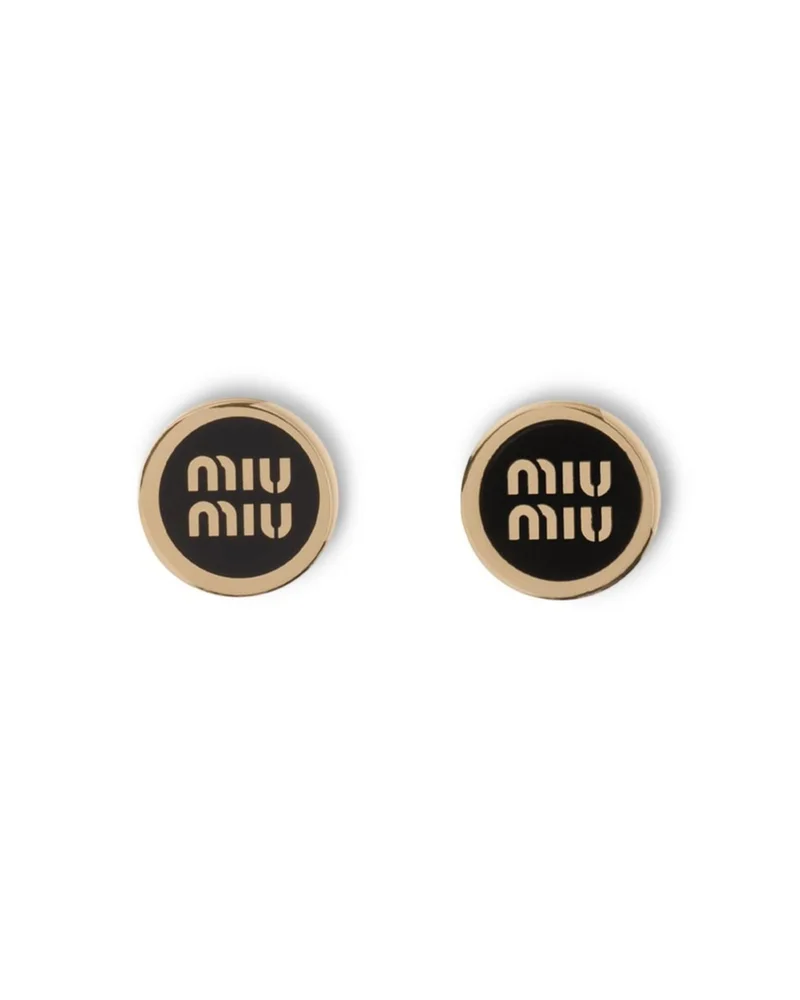 Enameled Metal Earrings