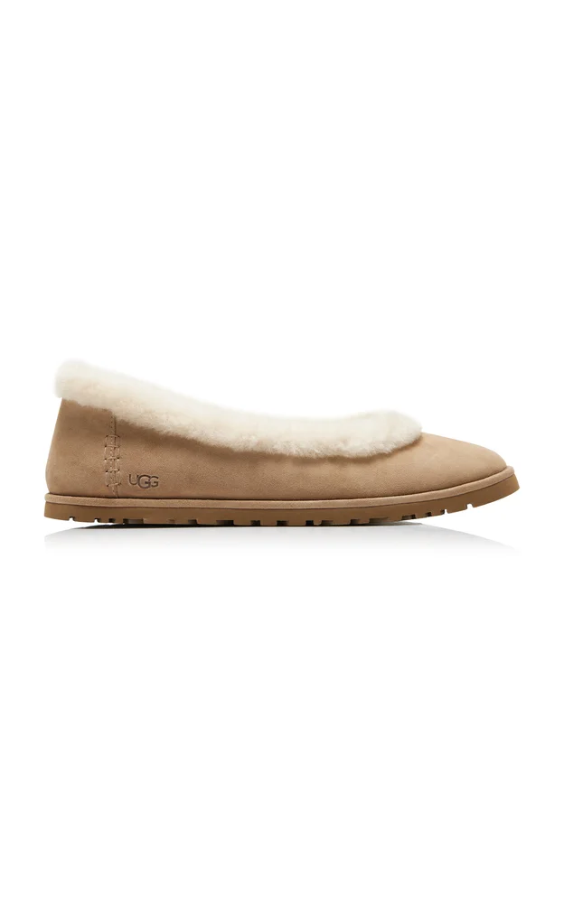 Zora Sheepskin Ballet Flats