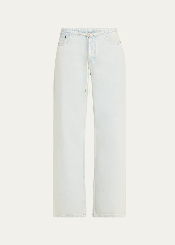 Cool Relaxed Drawstring Jeans