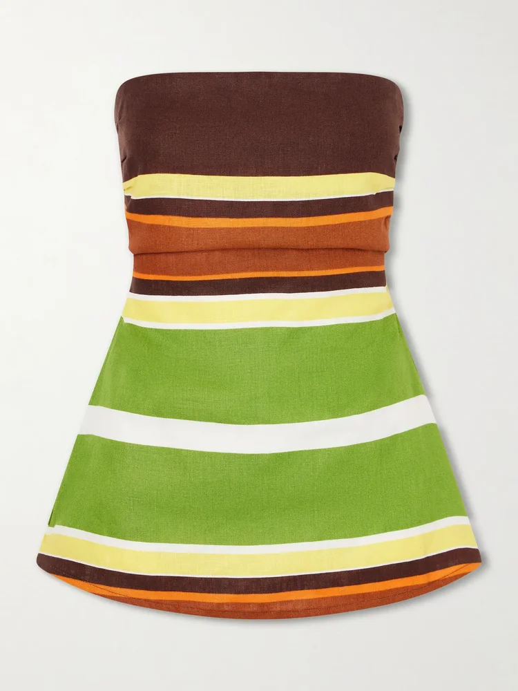 Solmar striped linen top