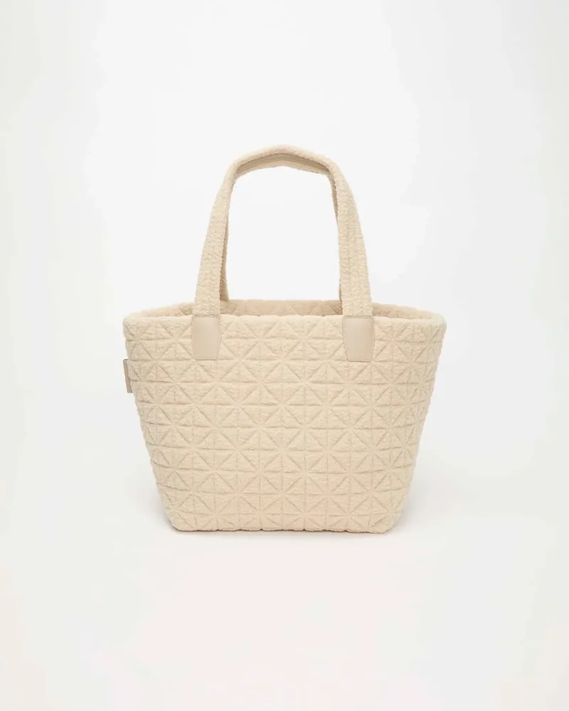 Vee Tote Medium Cream Sherpa