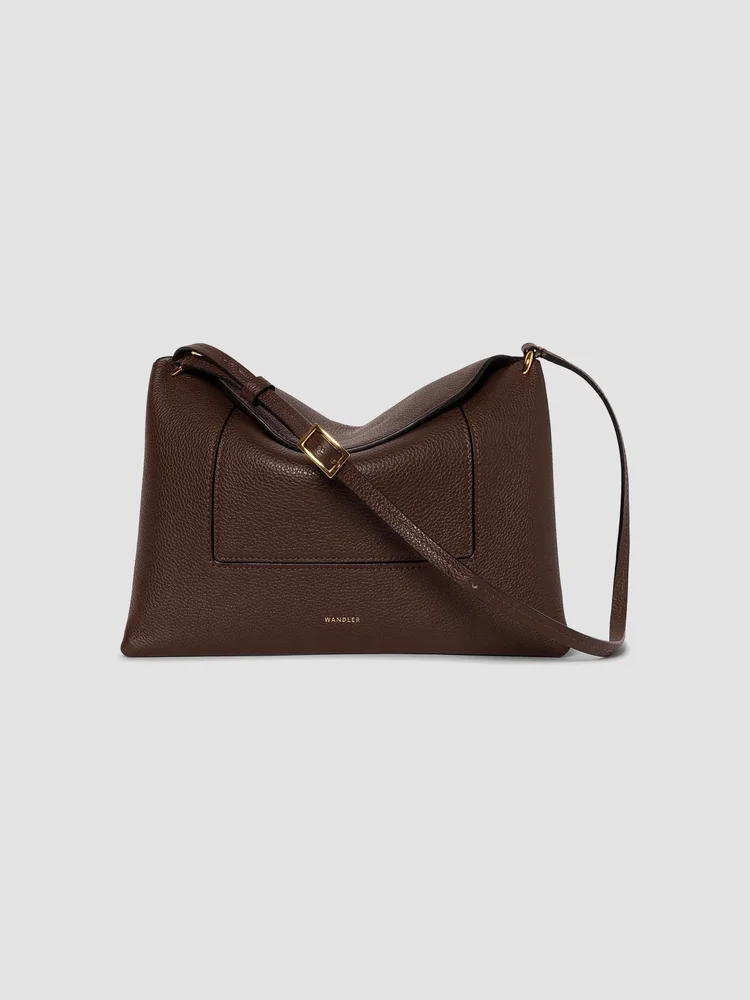 Penelope Slouch Leather Shoulder Bag