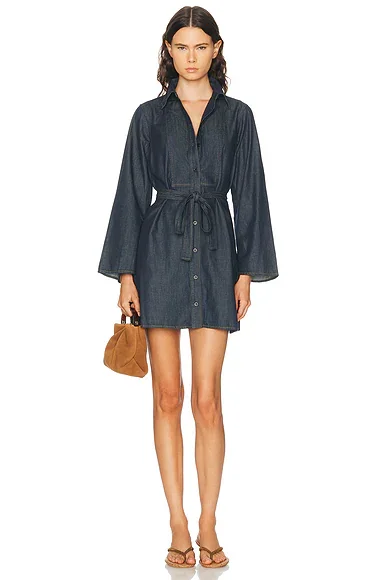 The Denim Tuxedo Dress