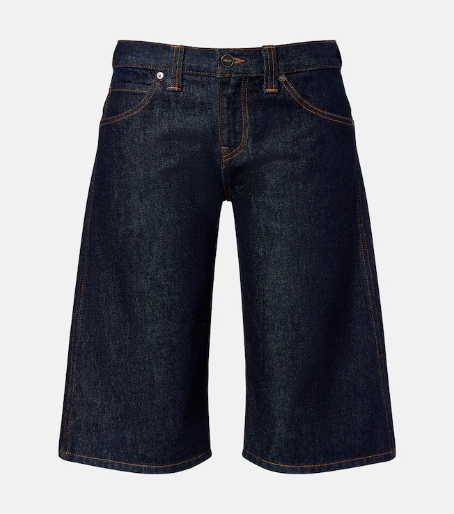Kinga denim Bermuda shorts
