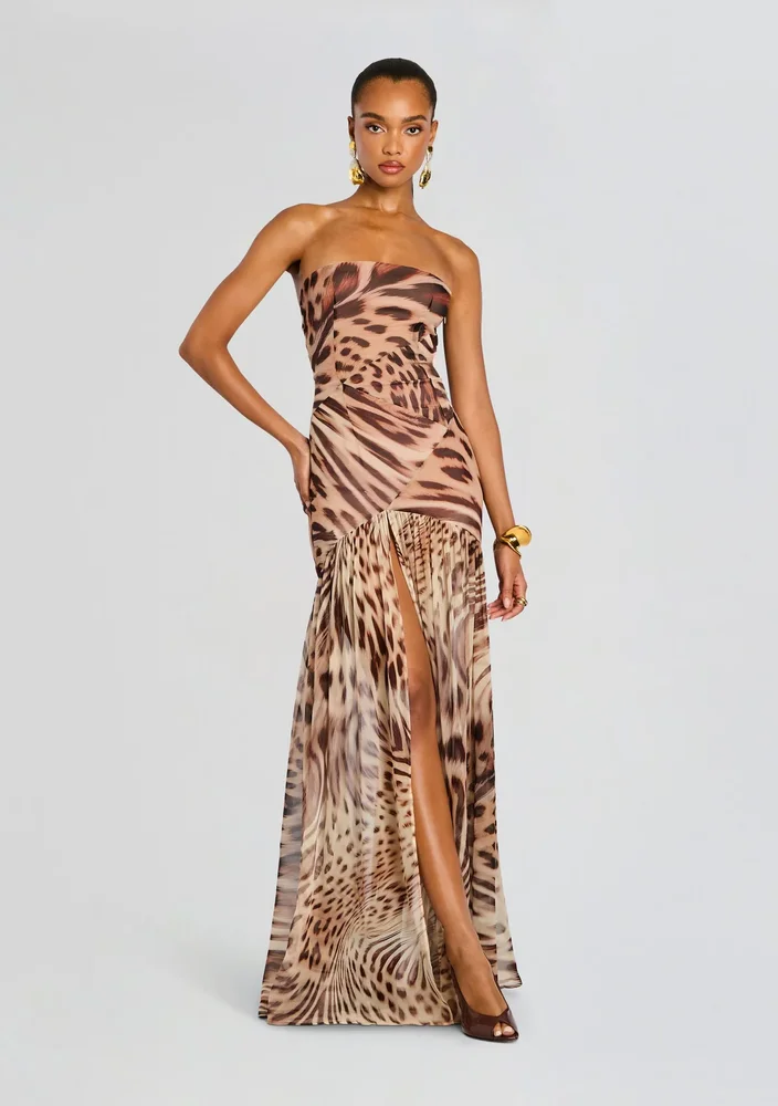 Demi Dress in Raw Silk