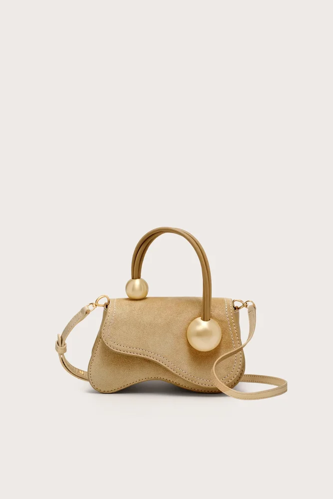 KAZIA NANO CROSSBODY BAG - SAND DOLLAR