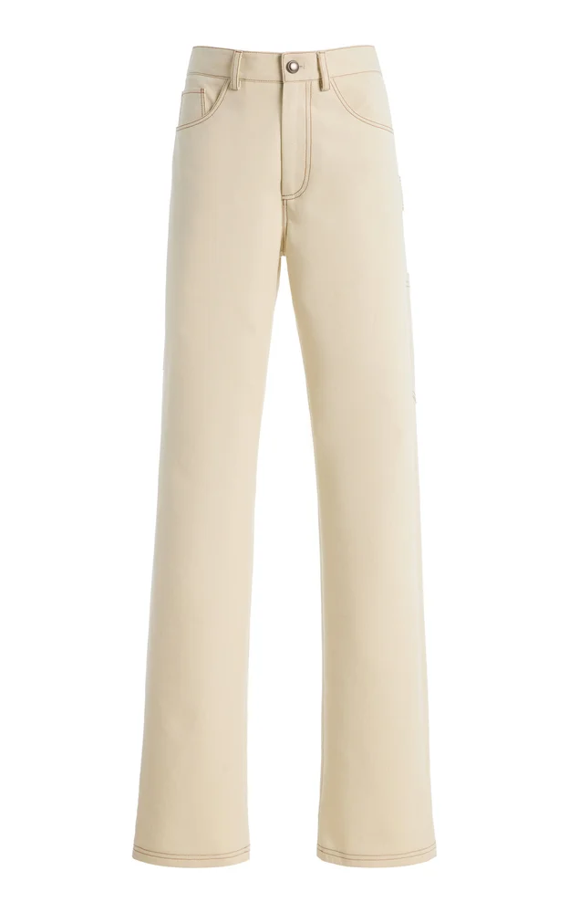 Mills Rigid High-Rise Straight-Leg Jeans