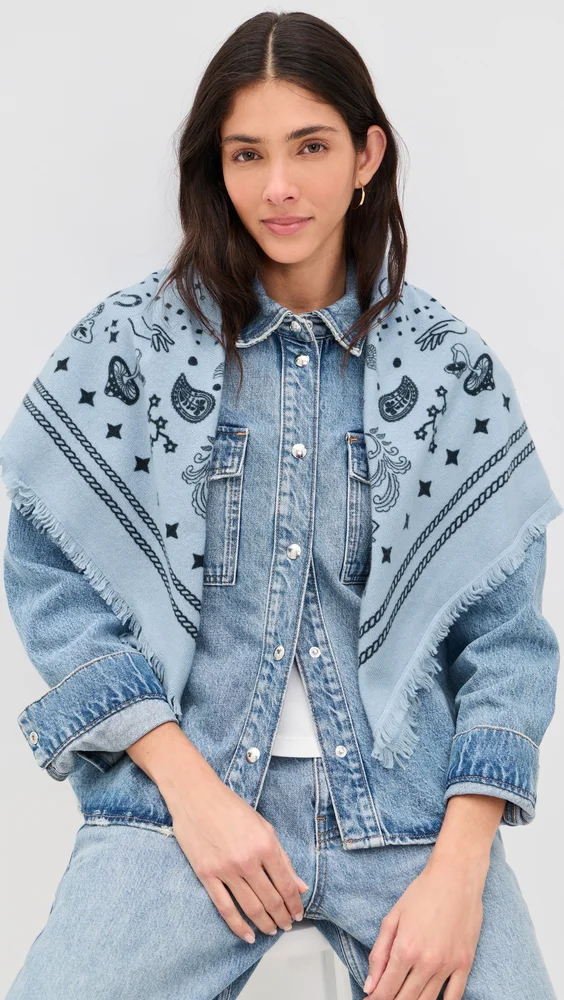 Cosmic Rodeo Cashmere Scarf