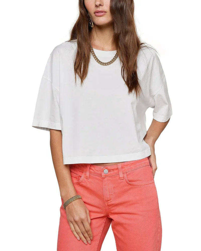 Daria Oversized Crop Tee