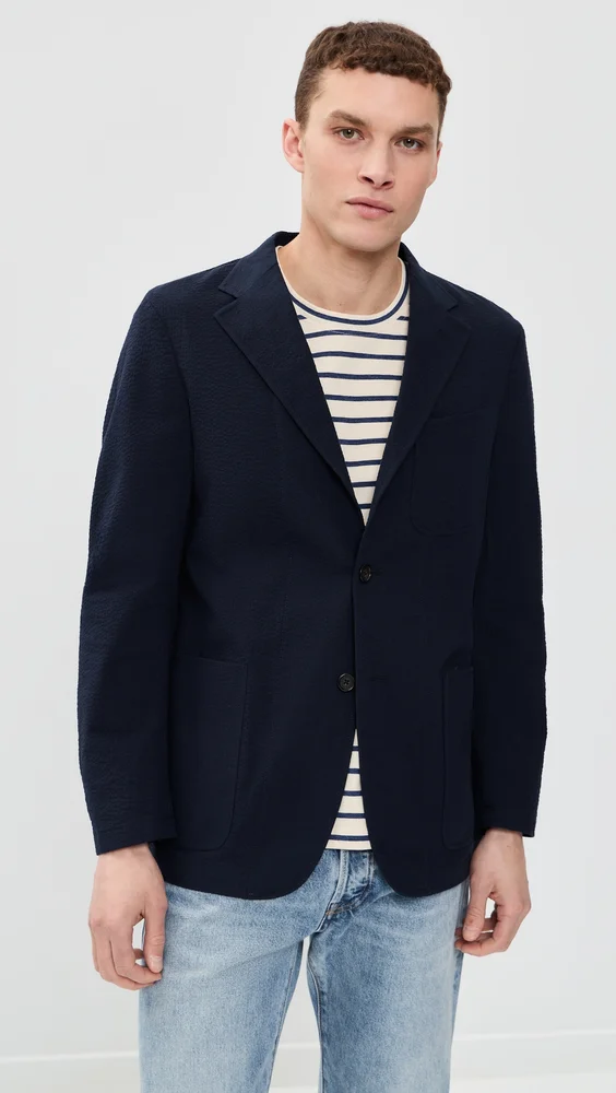 Seersucker Blazer