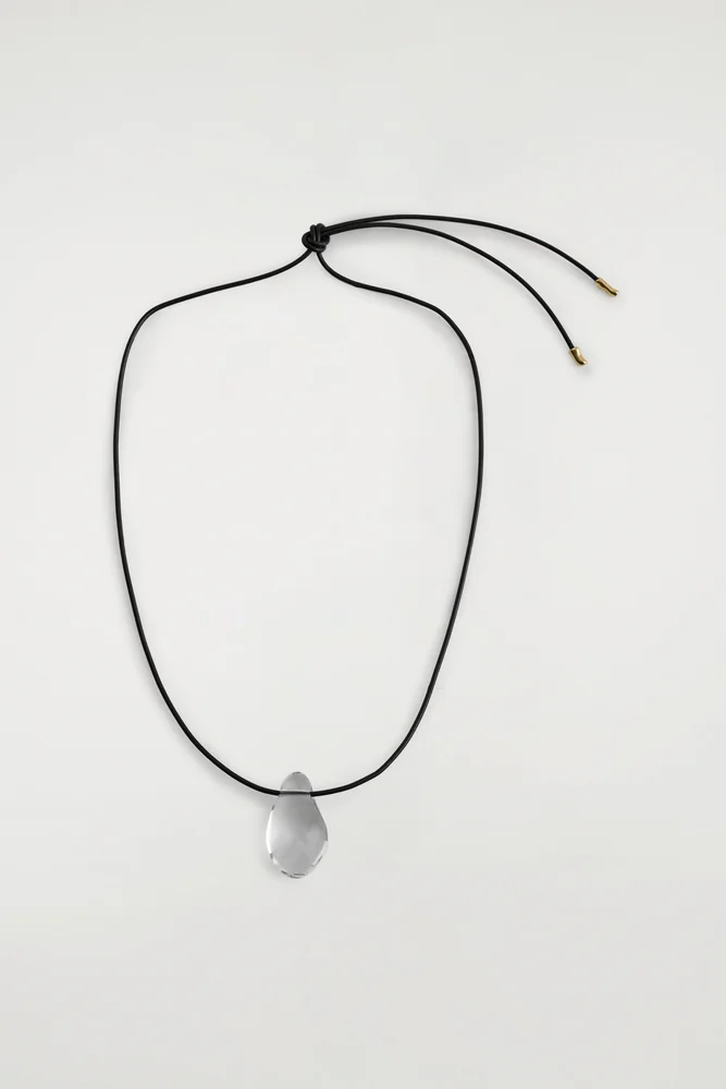 Domed Glass Pendant Necklace