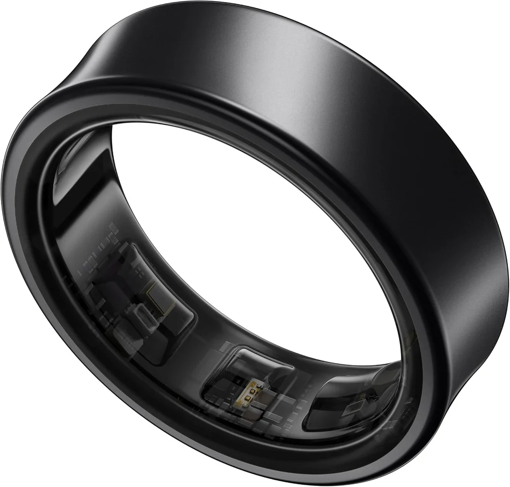 Galaxy Ring, Titanium Black, Size 10