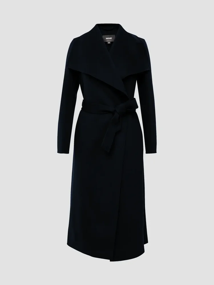 Belted Light Wool Coat
