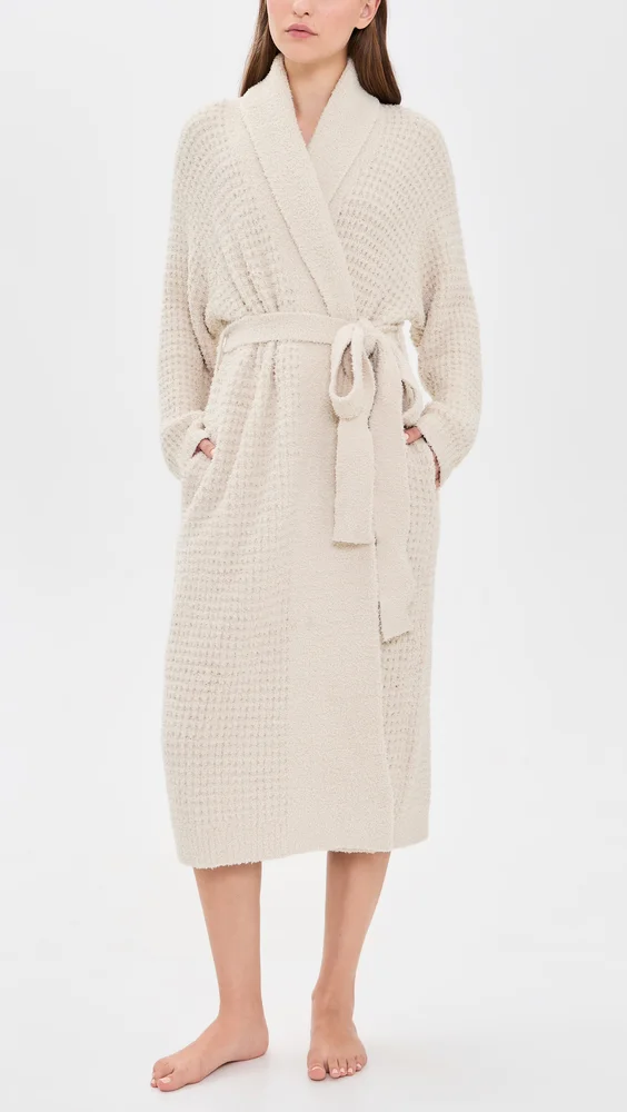 Boucle Waffle Knit Robe