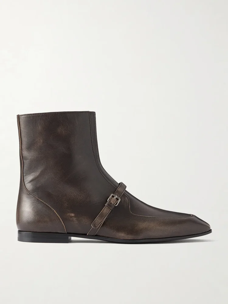 Suzanne leather ankle boots