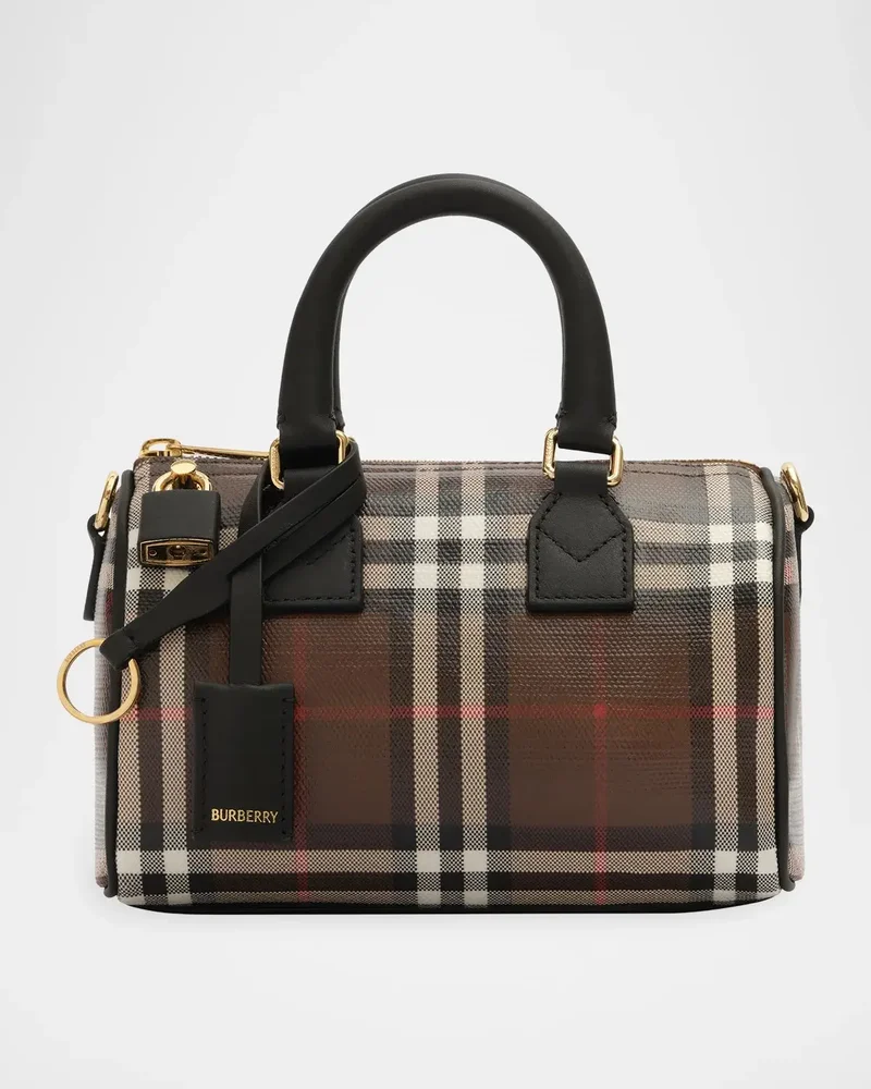 Mini Check Bowling Bag