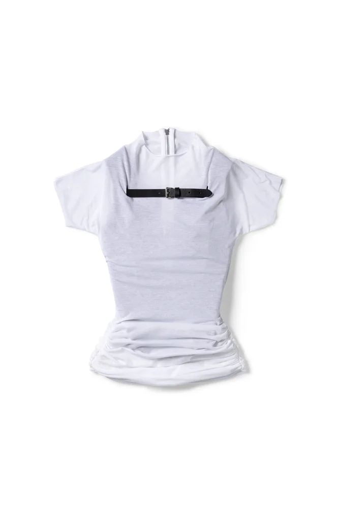 Spell the Words corseted jersey T-shirt