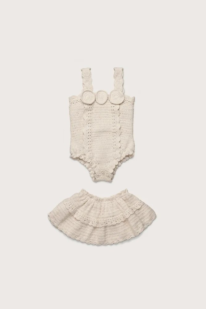 Lillie Baby Set - Off White