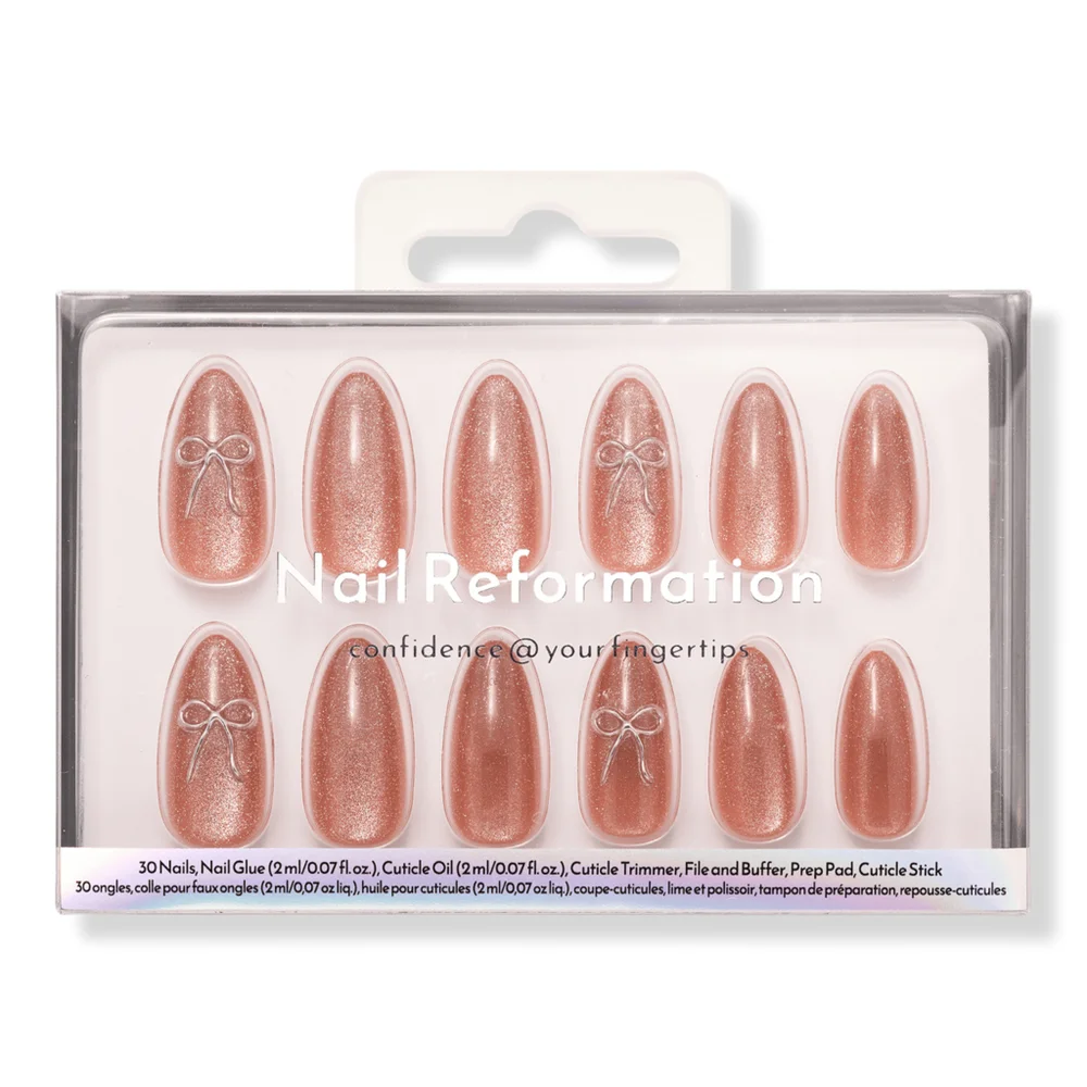 Velvet Bows Press-On Nails