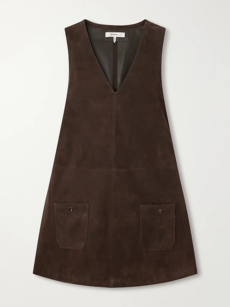 The Safari Tent suede mini dress