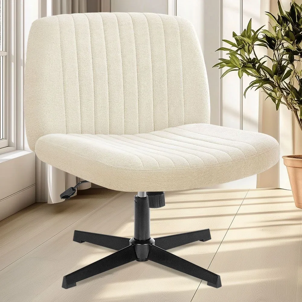 Taneha Wide Seat Criss Cross Desk Chair