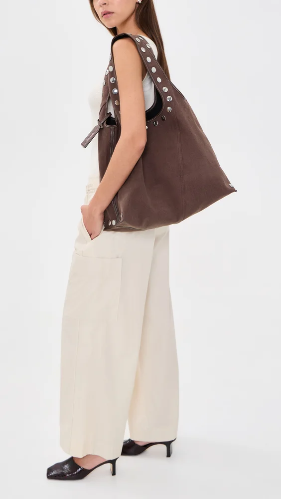 Washed Denim Market Tote
