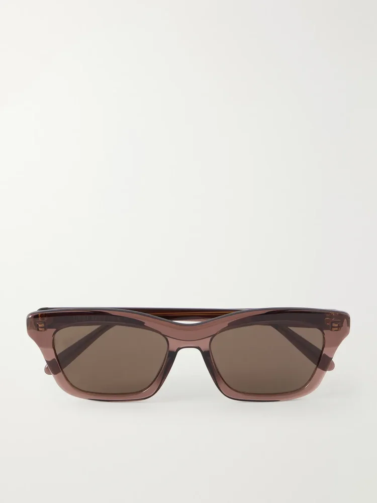 D-frame acetate sunglasses