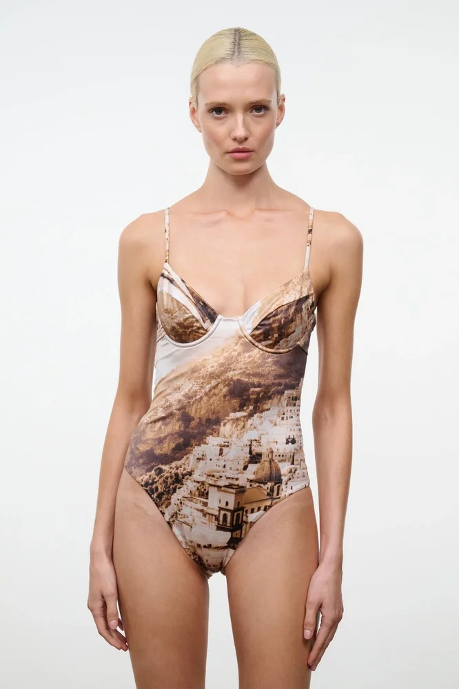 STAUD SUMMER 2026 SALE CAROLINE ONE PIECE | CLIFFSIDE