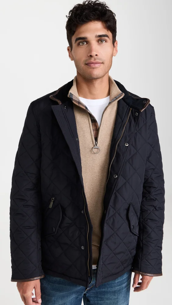 Powell Quilted Jacket (Navy)