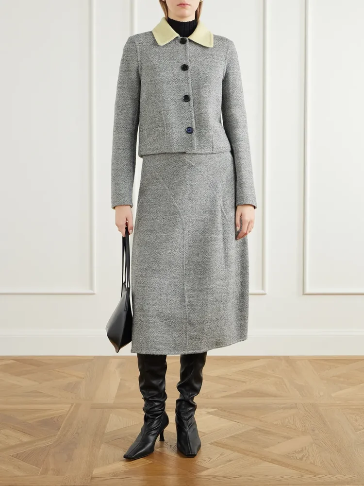 Gaelle wool-blend jacket