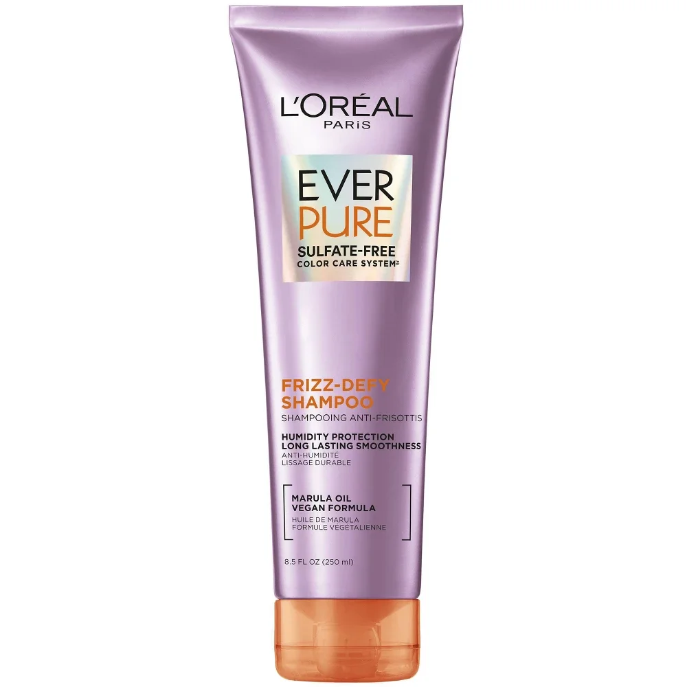 EverPure Frizz-Defy Sulfate Free Shampoo with Marula Oil, 8.5 fl oz